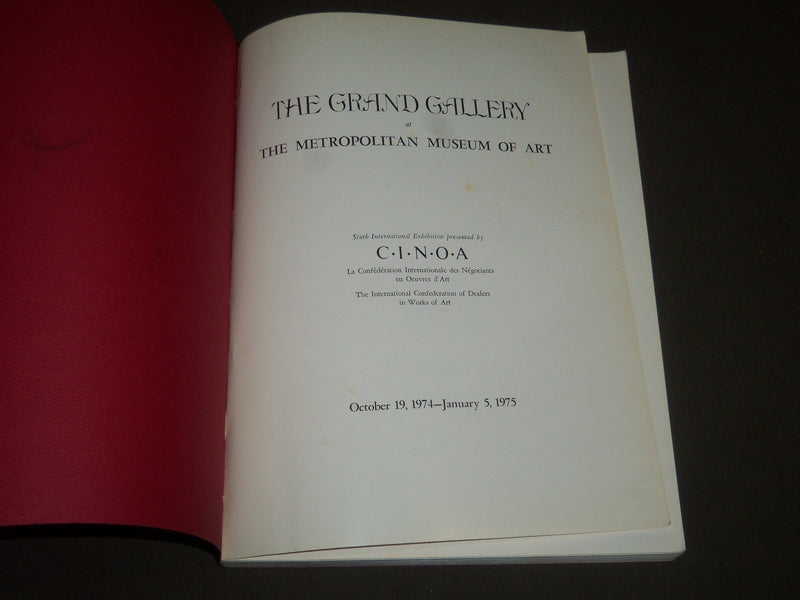 1975 THE GRAND GALLERY C. I. N. O. A SOFTCOVER BOOK - I 1032