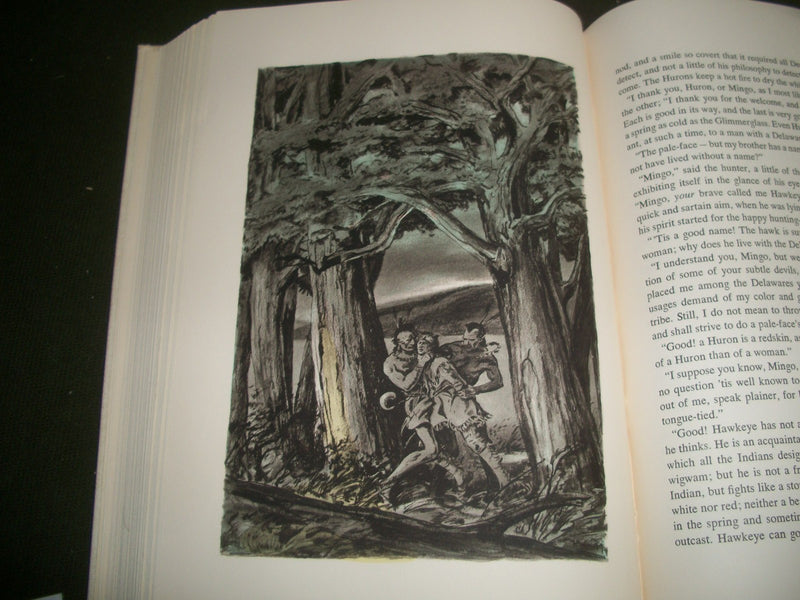 1961 DEERSLAYER BOOK BY JAMES FENNIMORE COOPER WITH SLIP CASE - KD 604