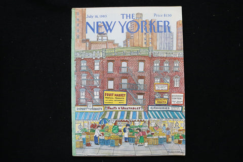 1983 JULY 18 NEW YORKER MAGAZINE - GREAT ILLUSTRATED COVER - NY 3118