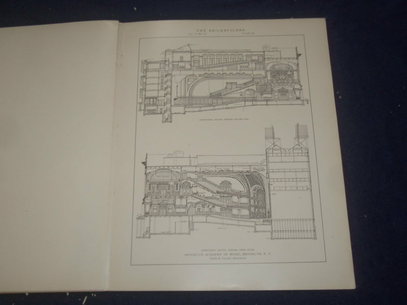 1908 OCTOBER THE BRICKBUILDER MAGAZINE - AN ARCHITECTURAL MONTHLY - ST 258K
