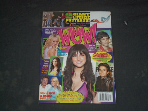2005 APRIL WOW! MAGAZINE - ASHLEE SIMPSON COVER - B 598