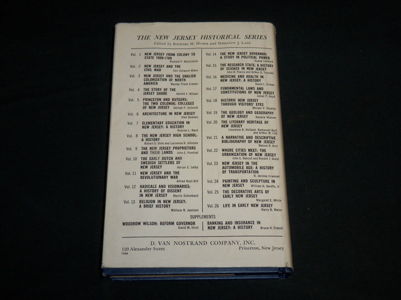 1964 PAINTING AND SCULPTURE IN NEW JERSEY BOOK BY WILLIAM H. GERDTS - KD 6940