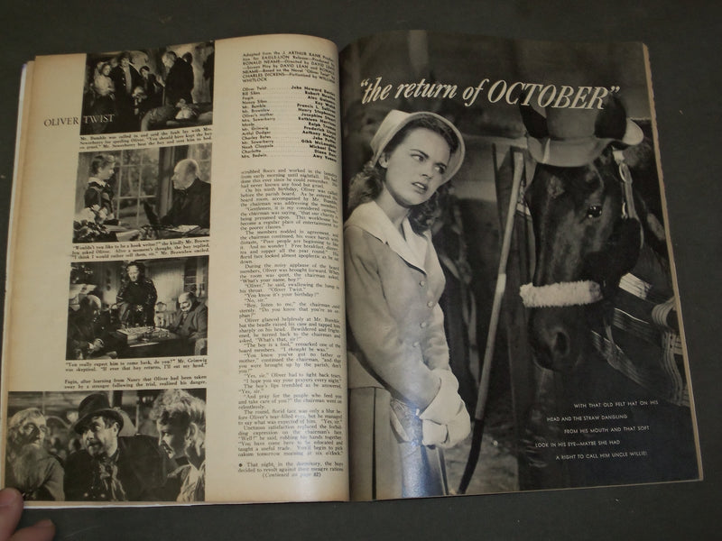 1948 OCTOBER SCREEN STORIES MAGAZINE - ELIZABETH TAYLOR COVER - M 98