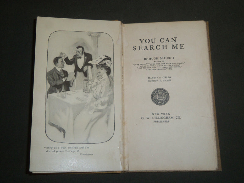 1905-1907 YOU CAN SEARCH ME & BEAT IT BOOK BY HUGH MCHUGH LOT OF 2 - KD 5657