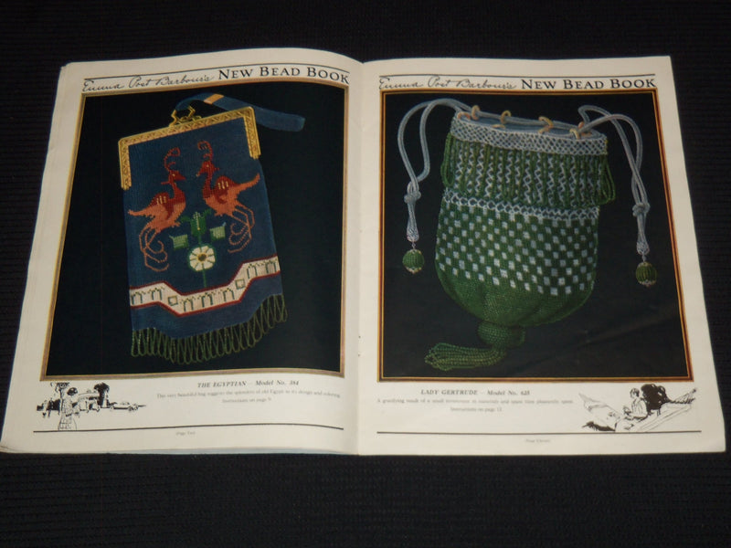 1924 EMMA BARBOUR'S NEW BEAD BOOK - NATRACO QUALITY -NICE ILLUSTRATIONS - J 7349