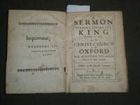 1666 A SERMON PREACHED BEFORE THE KING & SERMON BEFORE THE COURT - J 4801