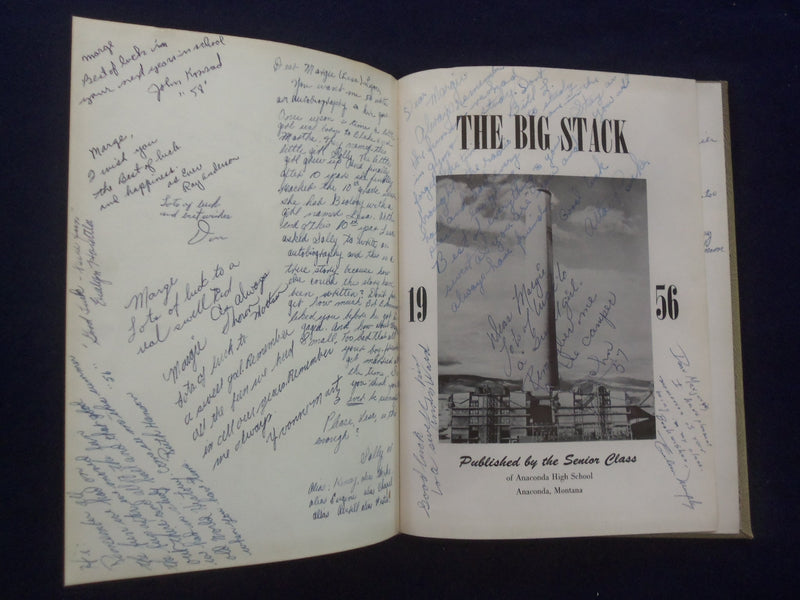 1956 THE BIG STACK ANACONDA HIGH SCHOOL YEARBOOK - ANACONDA, MONTANA - YB 3220