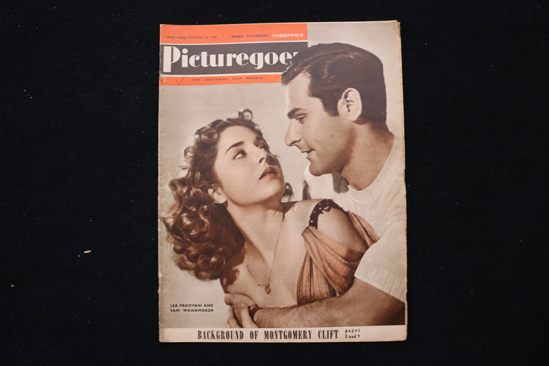 1949 NOV 19 PICTUREGOER MAGAZINE - LEA PADOVANI & SAM WANAMAKER COVER - E 26025