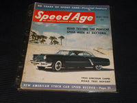 1953 MAY SPEED AGE MAGAZINE - NICE RACING FRONT COVER - E 1992