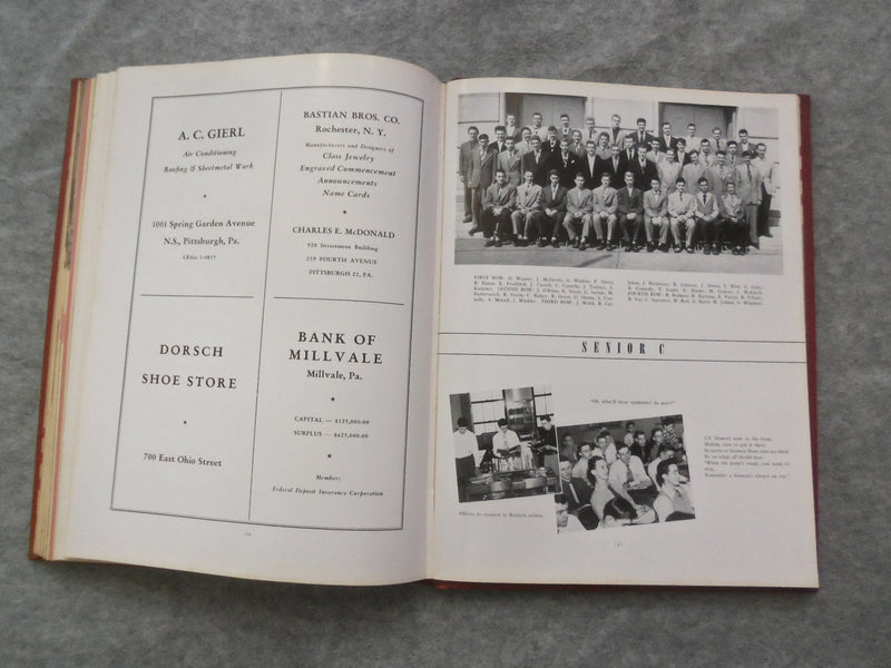 1951 TROJAN NORTH CATHOLIC HIGH SCHOOL YEARBOOK - PITTSBURGH, PA - YB 3177