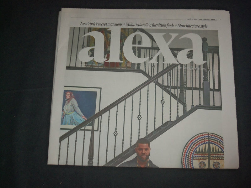 2019 APRIL 10 NEW YORK POST ALEXA SECTION - WINSTON DUKE COVER - NP 4005