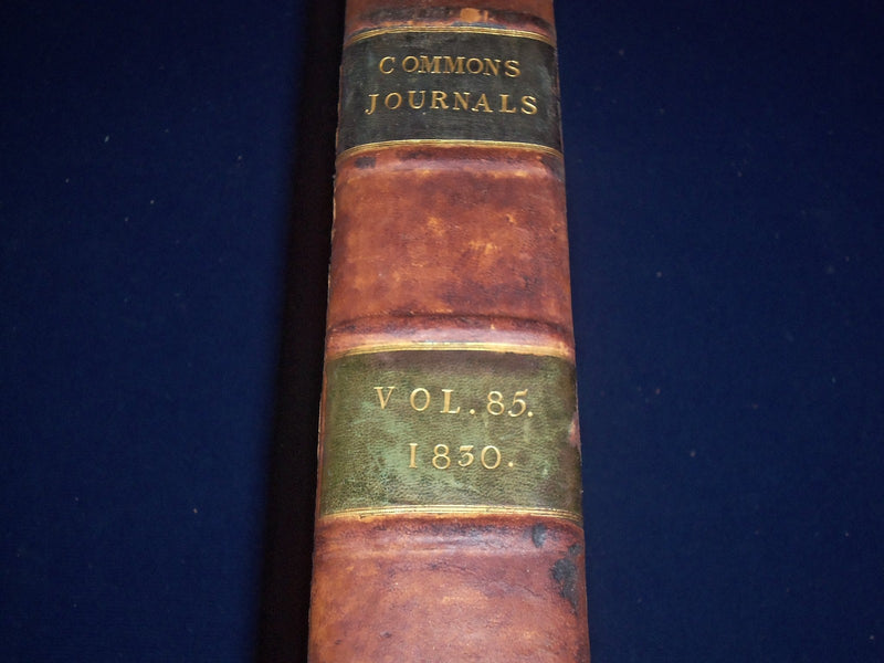 1830 JOURNALS OF THE HOUSE OF COMMONS- KING GEORGE IV & WILLIAM 1ST YR - KD 4J