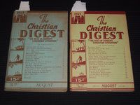 1942-1943 THE CHRISTIAN DIGEST MAGAZINE LOT OF 2 ISSUES - K 1082
