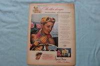 1943 AUG 22 SUNDAY MIRROR NEWSPAPER MAGAZINE SECTION-FLAME FOR FASCISTS -NP 9079