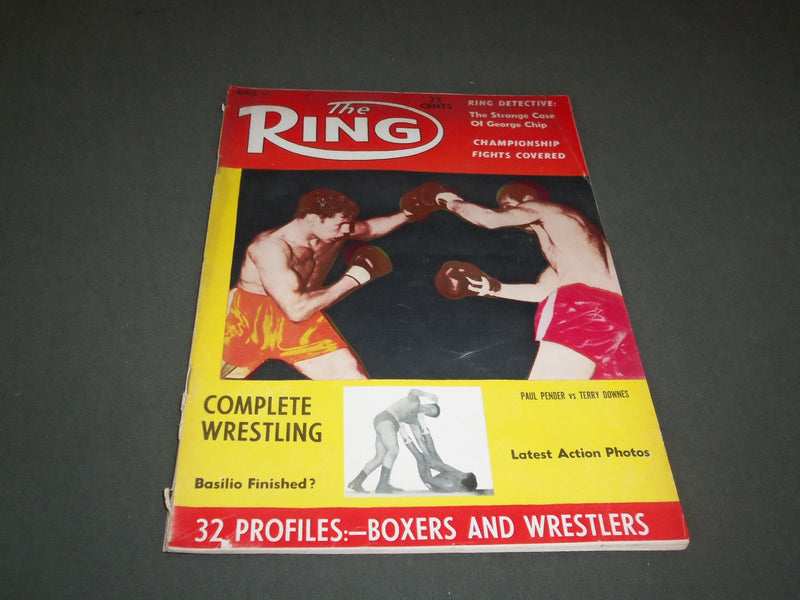 1961 MARCH THE RING MAGAZINE - PAUL PENDER AND TERRY DOWNES - SP 5286
