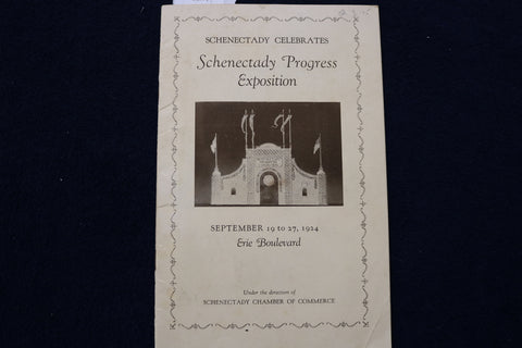 1924 SEPTEMBER 19-27 SCHENECTADY PROGRESS EXPOSITION SOFTCOVER BOOK - K 1591