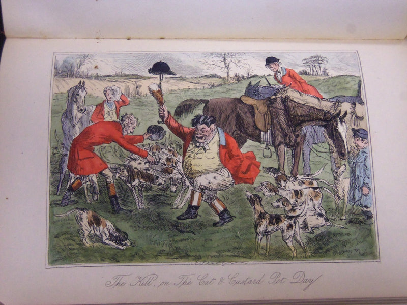 1854 HANDLEY CROSS OR MR. JORROCKS'S HUNT BOOK BY JOHN LEECH - KD 5792