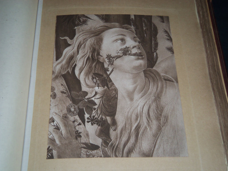 1907 SANDRO BOTTICELLI VOLUME BY EMILE GEBHART - FRENCH - NICE ENGRAVINGS - Z 20