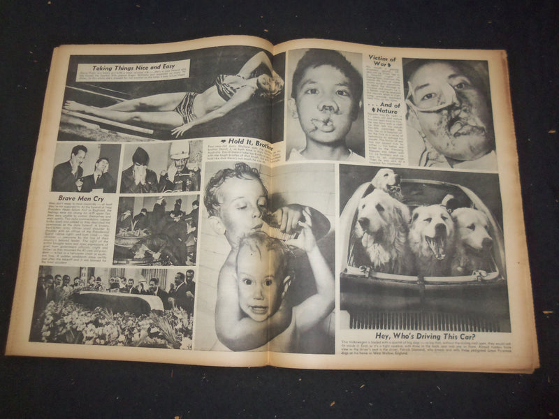 1966 MAY 29 NATIONAL ENQUIRER NEWSPAPER - BOY, 5, KILLS MOM - NP 7414