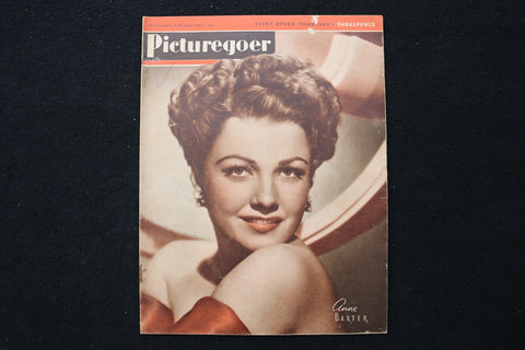 1947 JUNE 7 PICTUREGOER MAGAZINE - ANNE BAXTER COVER - E 26009