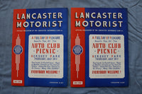 1938 LANCASTER MOTORIST MAGAZINE - LOT OF 8 - O 3734