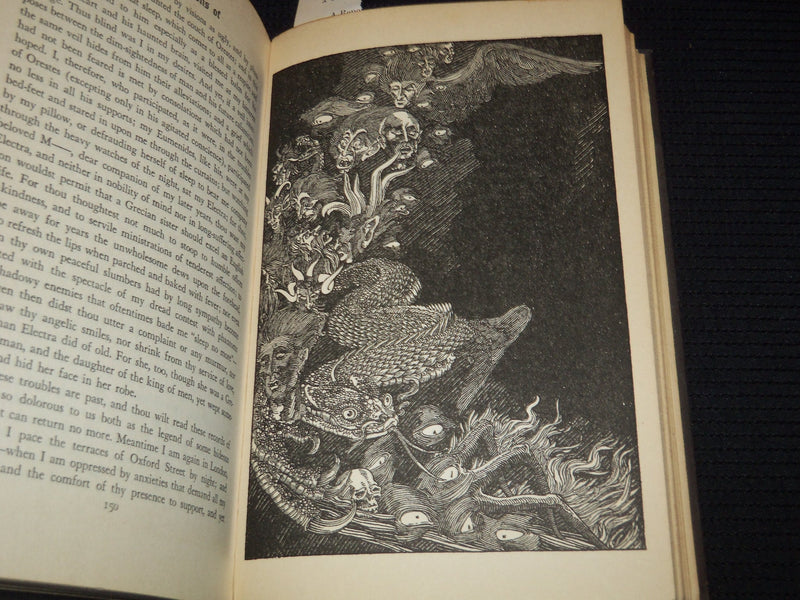 1932 THE CONFESSIONS OF AN ENGLISH OPIUM EATER BOOK THOMAS DE QUINCY - KD 7836