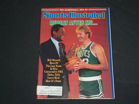 1984 OCT 29 SPORTS ILLUSTRATED MAGAZINE - BILL RUSSELL & LARRY BIRD - SP 9140
