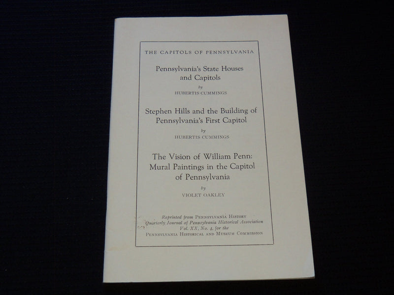 1970'S THE CAPITOLS OF PENNSYLVANIA BY HUBERTIS CUMMINGS & VIOLET OAKLEY- J 8058