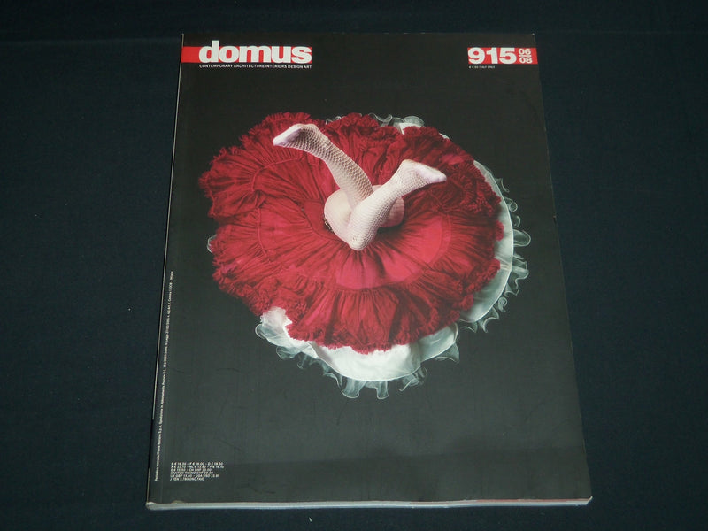 2008 JUNE DOMUS MAGAZINE - CONTEMPORARY ARCHITECTURE INTERIORS DESIGN - SP 3215M