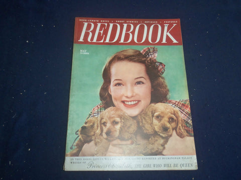 1947 MAY REDBOOK MAGAZINE - PRINCESS ELIZABETH, GIRL WHO WILL BE QUEEN- SP 6257F