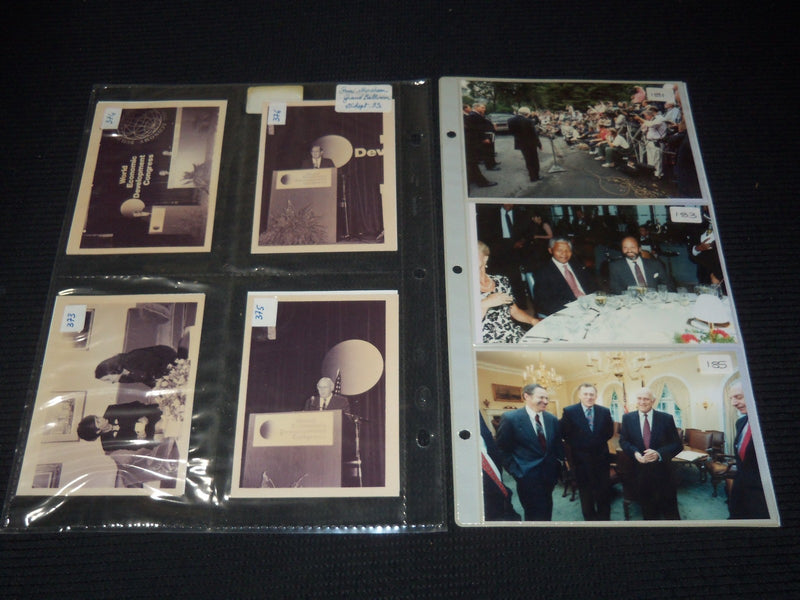 F. W. DE KLERK - MANDELA - CLINTON - CANDID PHOTOS - 51 TOTAL PHOTOS - #15