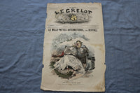 1871 JUNE 18 LE GRELOT NEWSPAPER -LE MILLE-PATTES INTERNATIONAL-FRENCH - NP 8465