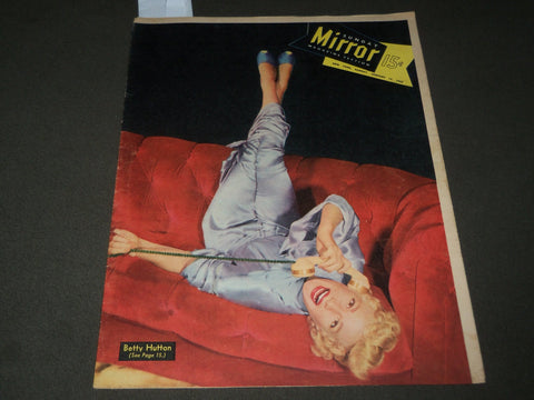1952 JANUARY 13 SUNDAY MIRROR MAGAZINE SECTION - BETTY HUTTON - J 3005