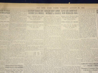 1922 AUGUST 29 NEW YORK TIMES - BERGEN SHOT DOWN WITHOUT A CHANCE - NT 8380