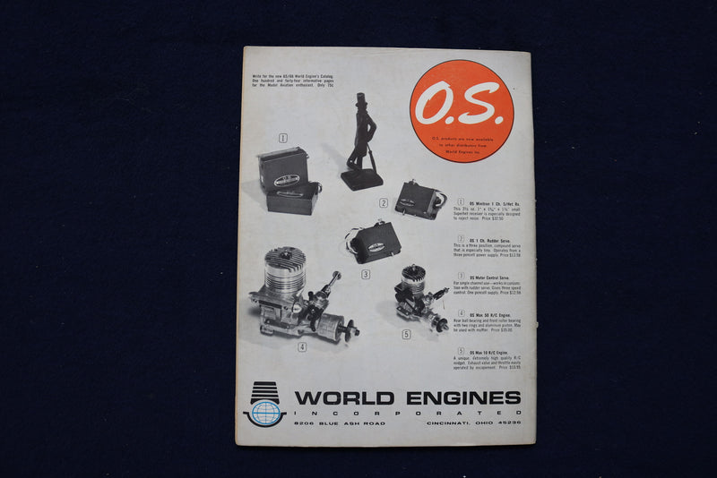1965 SEPTEMBER MODEL AIRPLANE NEWS MAGAZINE - ENTERPRISE JR. COVER - E 11586