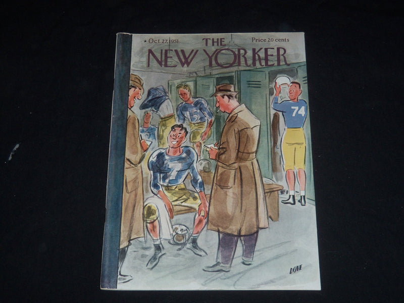 1951 OCTOBER 27 THE NEW YORKER MAGAZINE - ILLUSTRATED COVER - NY 436