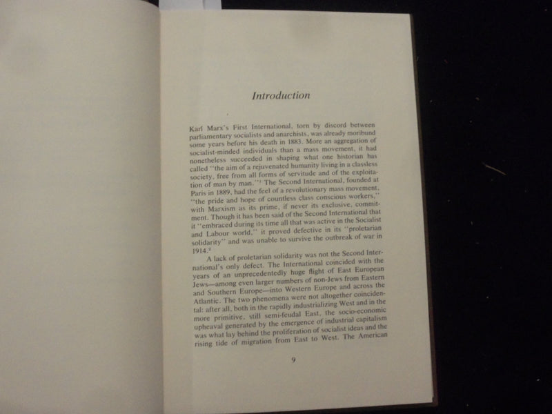 1980 ON JEWS, AMERICA AND IMMIGRATION HARDCOVER BOOK-SIGNED URI HERSCHER-KD 8467
