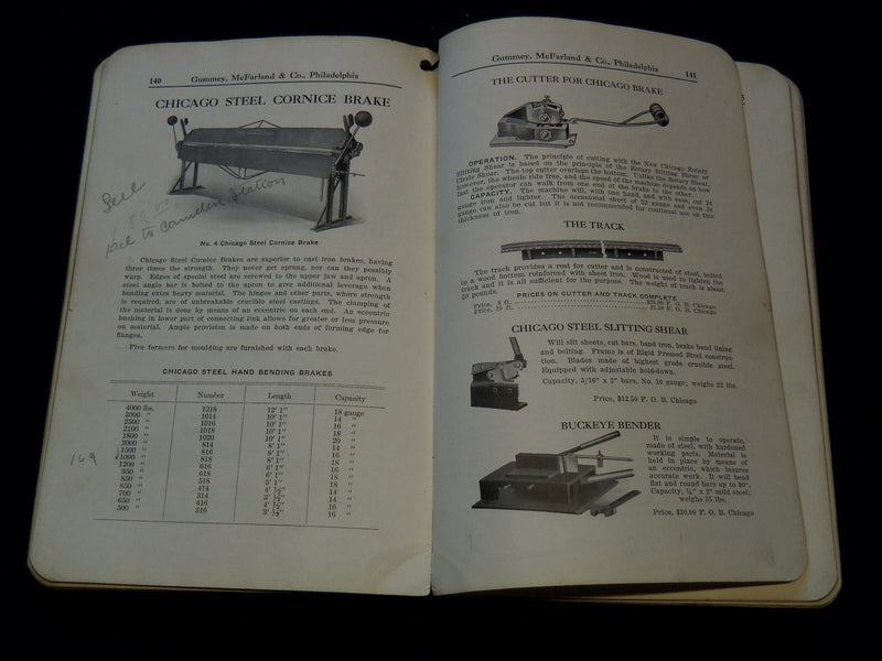 1926 GUMMEY MCFARLAND & CO. CATALOG - PHILADELPHIA - J 7414
