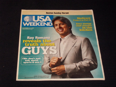 2009 DECEMBER 4 BOSTON SUNDAY HERALD USA MAGAZINE - RAY RAMANO - E 4895