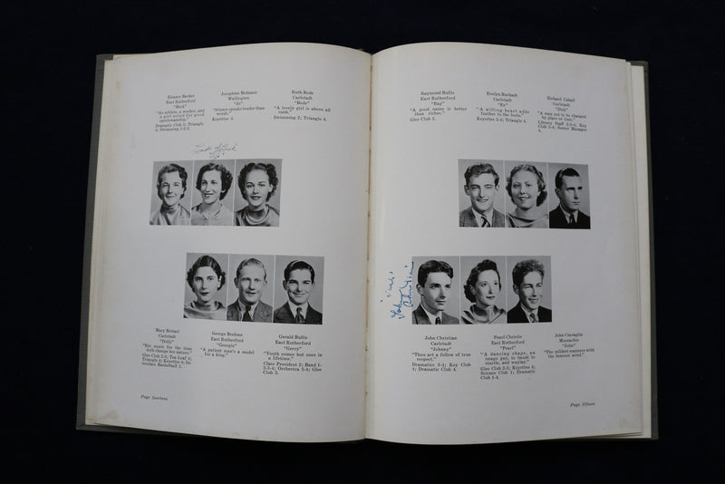 1938 TEA LEAF EAST RUTHERFORD HIGH SCHOOL YEARBOOK- EAST RUTHERFORD, NJ- YB 3454