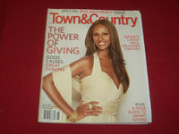 2007 JUNE TOWN & COUNTRY MAGAZINE - IMAN COVER - B 6042