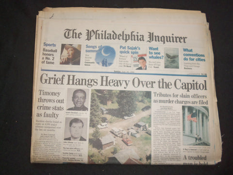 1998 JULY 26 PHILADELPHIA INQUIRER - GRIEF HANGS HEAVY OVER THE CAPITOL- NP 7454