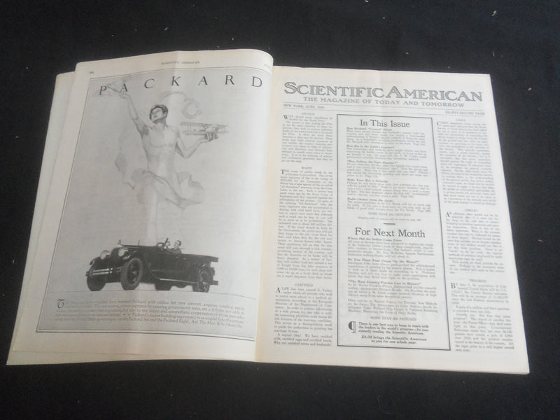 1926 JUNE SCIENTIFIC AMERICAN MAGAZINE - FAST FREIGHT IN THE ORIENT - B 5535Z