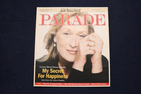 2006 MAY 28 PARADE MAGAZINE - MERYL STREEP COVER - E 18363