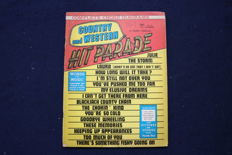 1967 DEC COUNTRY AND WESTERN HIT PARADE MAGAZINE - LIST OF SONGS COVER - E 18149
