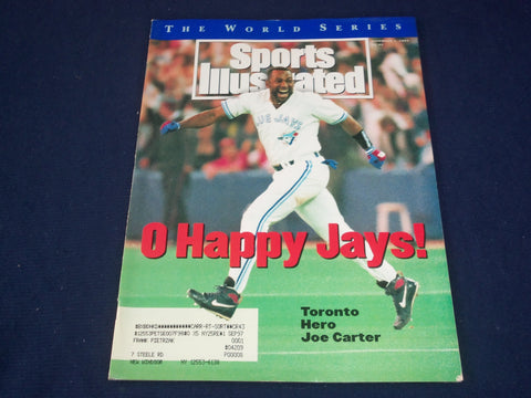1993 NOVEMBER 1 SPORTS ILLUSTRATED MAGAZINE - JOE CARTER - SP 9114