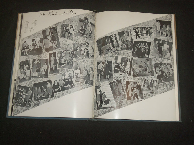 1942 NEW JERSEY STATE COLLEGE FOR WOMEN YEARBOOK - NEW BRUNSWICK, NJ - YB 2304