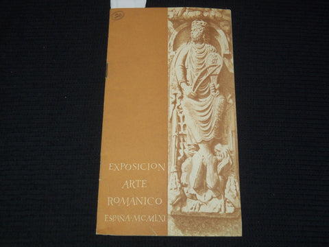 1961 EXPOSITION ARTE ROMANTICO ESPANA BOOKLET - K 2621