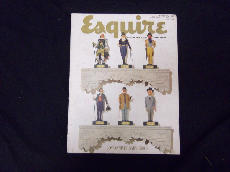 1953 OCTOBER ESQUIRE MAGAZINE - GREAT COVER, PHOTOS AND ADS - ST 2706