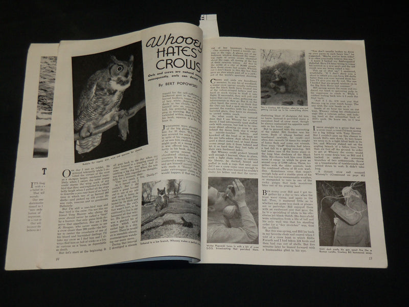1942 JULY SPORTS AFIELD MAGAZINE - AMERICAN FLAG COVER - J 6093